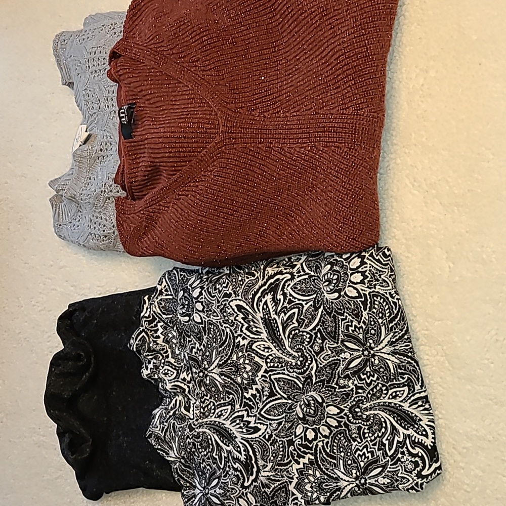 Sparkly tops (4)